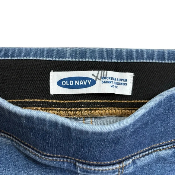 NWT Old Navy Rockstar Super Skinny Mid-Rise Jeggings - Picture 8 of 13